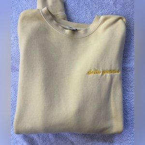 Sorority Yellow Crew neck Sweater
